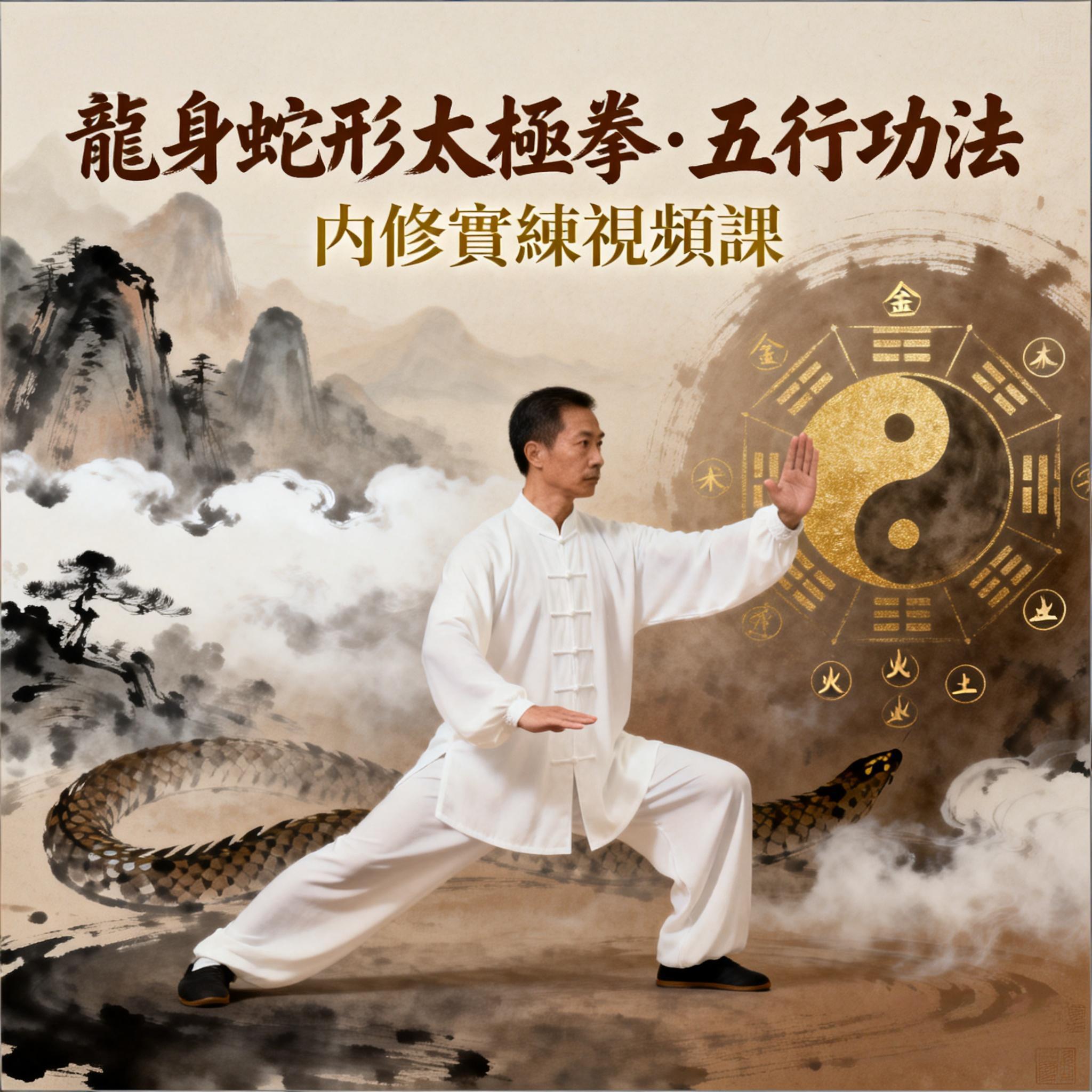 龍身蛇形太極拳·五行功法》內修實練視頻課– JinleeLucky.online